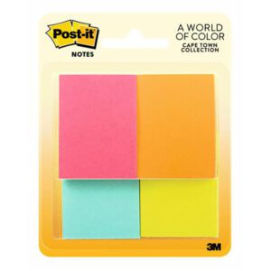 3M notes 36x48 post-it 50 sht cape 4pk