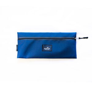 Anna Me pencil-bag print design 2 pocket ripstop navy
