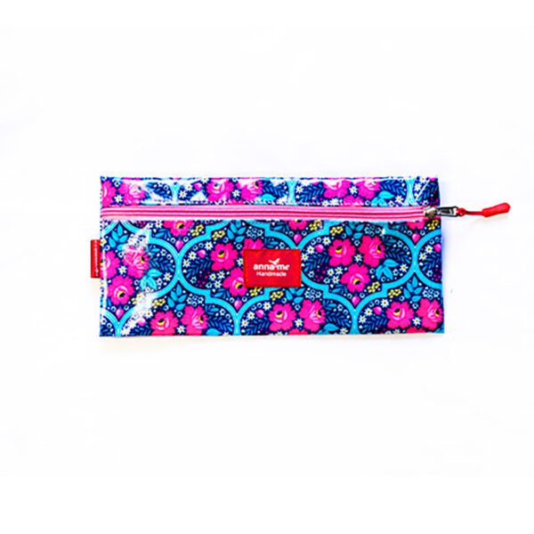 Anna Me pencil-bag print design 1 pocket flower tile