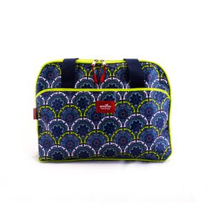 Anna Me bag laptop 15.6 inch print design turkish blue