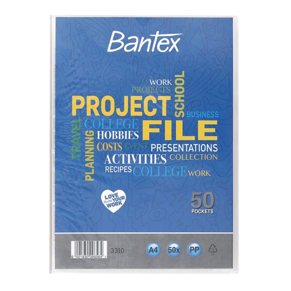 Bantex display book a4 project file 40pg