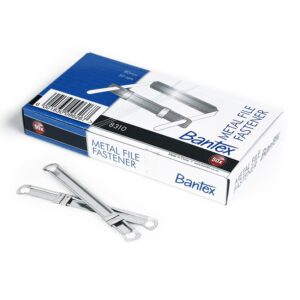 Bantex file fasteners metal bantex 50pk