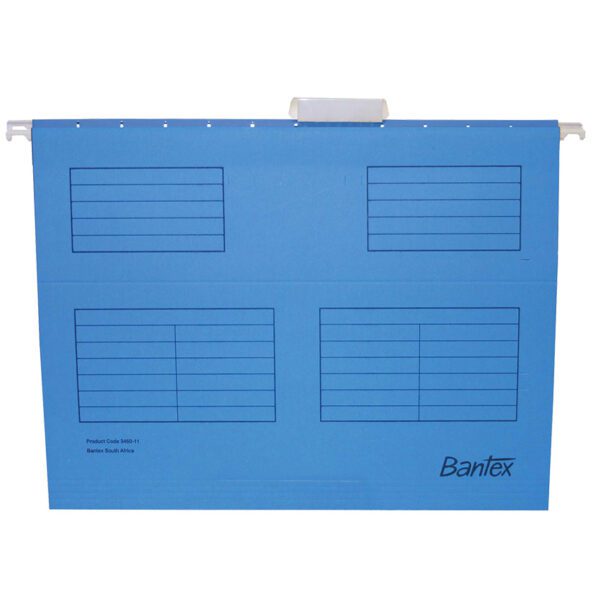 Bantex file suspension a4 cobalt blue