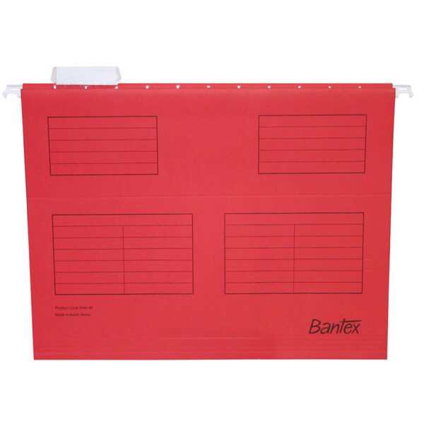 Bantex file suspension a4 red