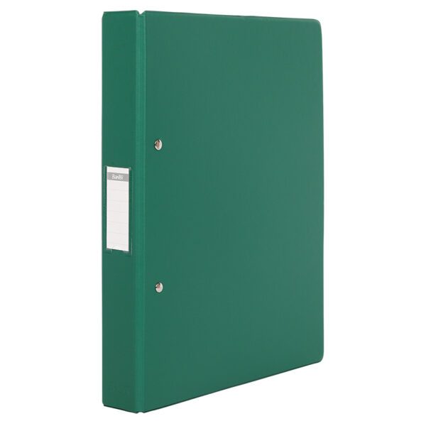 Bantex file r/binder a4 pvc 2o 25mm bantex mtlc green