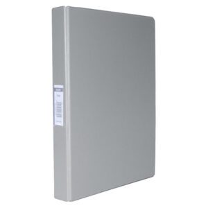 Bantex file r/binder a4 pvc 2o 25mm bantex mtlc silver