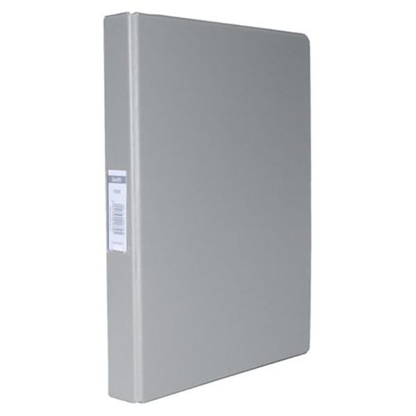 Bantex file r/binder a4 pvc 2o 25mm bantex mtlc silver