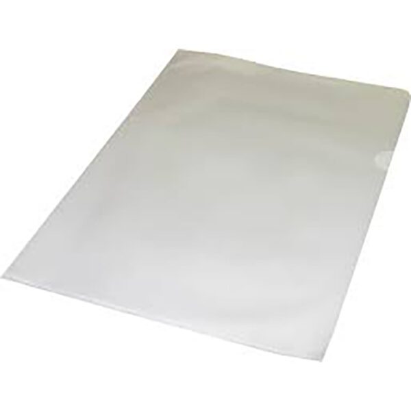 Bantex folder secretarial pvc a4 frosted clear 10pk
