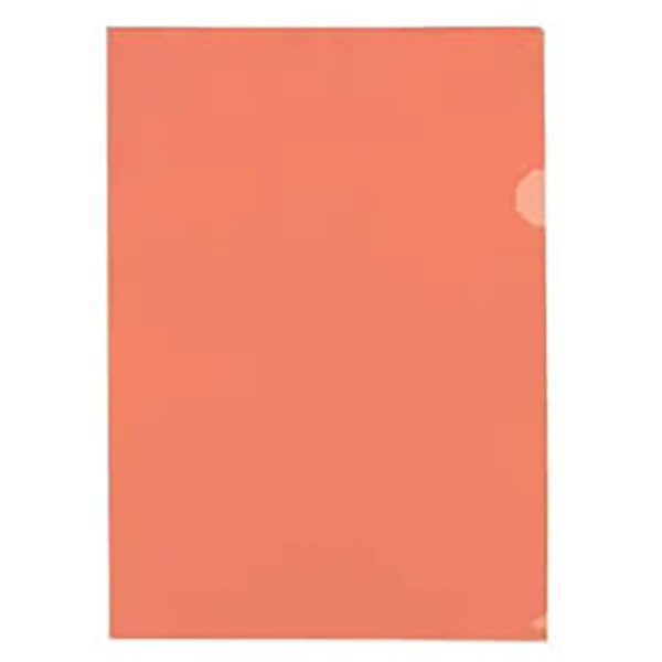 Bantex folder secretarial pp a4 trans red 5pk