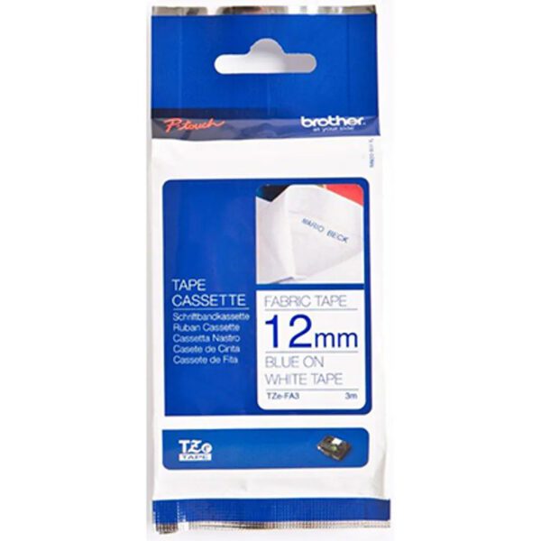 Brother labelling tape heat shrink 5.2x1.5 black on white