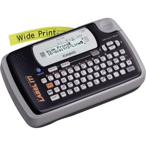 Casio labelling tape 9mmx8 black on white