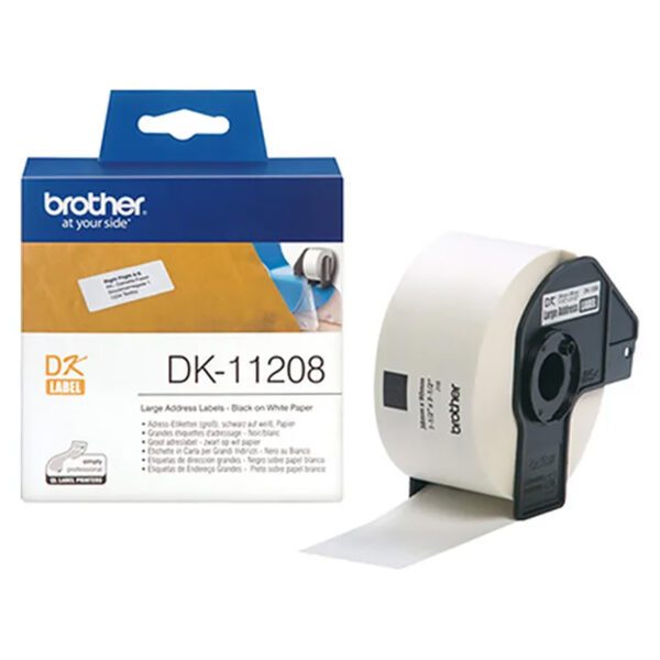 Brother labelling rolls continuous paper 12x30.48 white