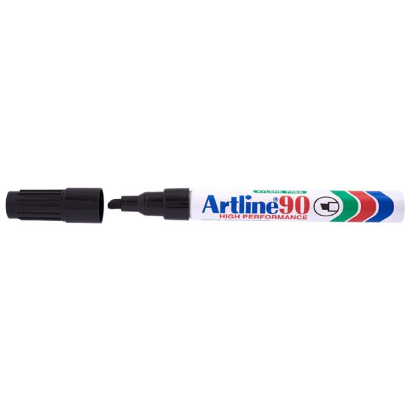Artline marker perm chisel m ek90 black