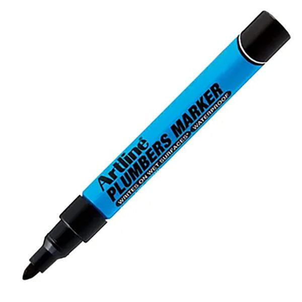 Artline marker specialised plumbers m black
