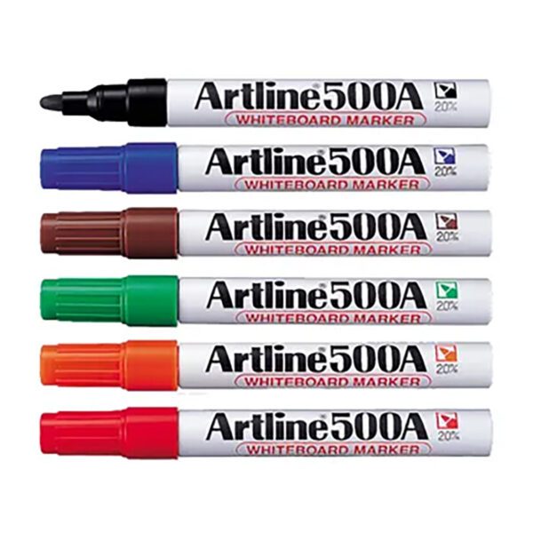 Artline marker w/brd bullet m ek500 red