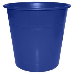 Bantex bin 10l plastic wastebin round black