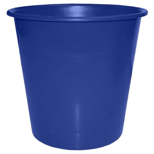 Bantex bin 10l plastic wastebin round black