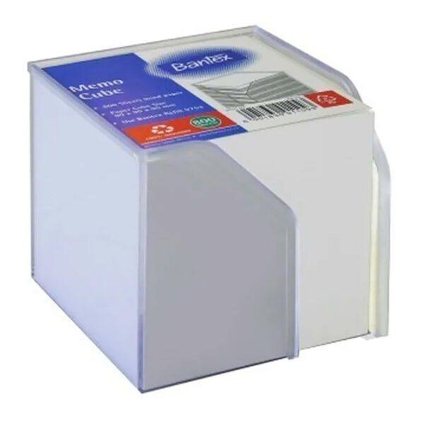 Bantex cube refill full 9x9 800sht white