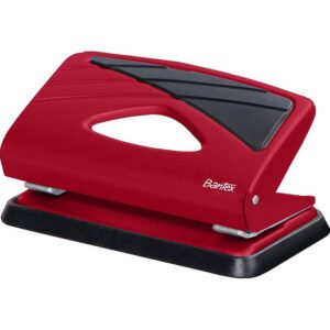 Bantex punch 2 hole light duty 10sht home red