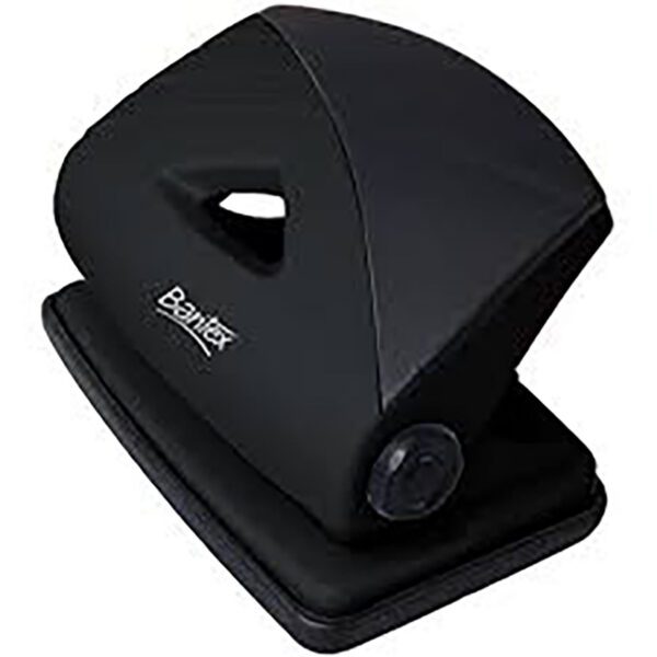 Bantex punch 2 hole medium duty 35sht office black