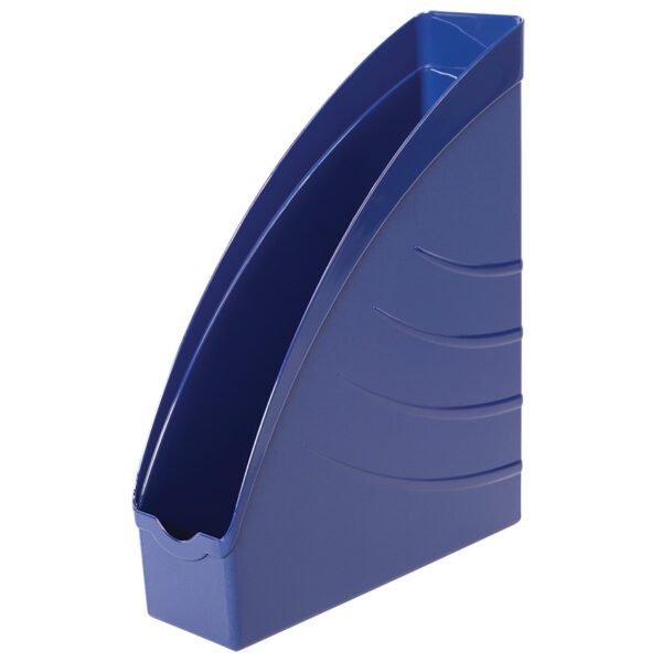 Bantex magazine holder pvc collapsible blue