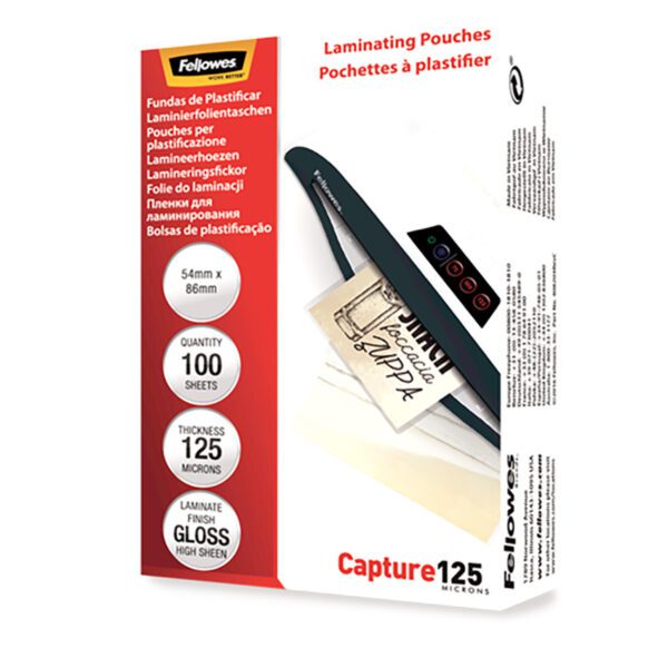 Fellowes laminating pouch gloss a3 160mic 100's