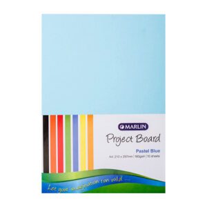Marlin project board pastel a4 160g buff 10's