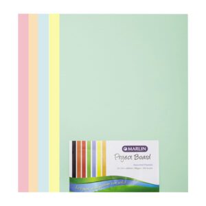 Marlin project board pastel a2 160g asst 100's