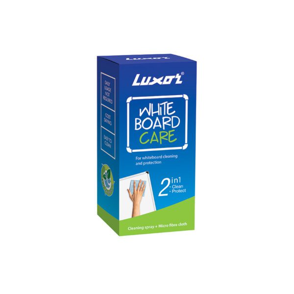 Luxor whiteboard cleaner 100ml + micro fibre cloth