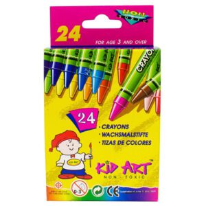 Kid Art crayons wax standard kid art 24's