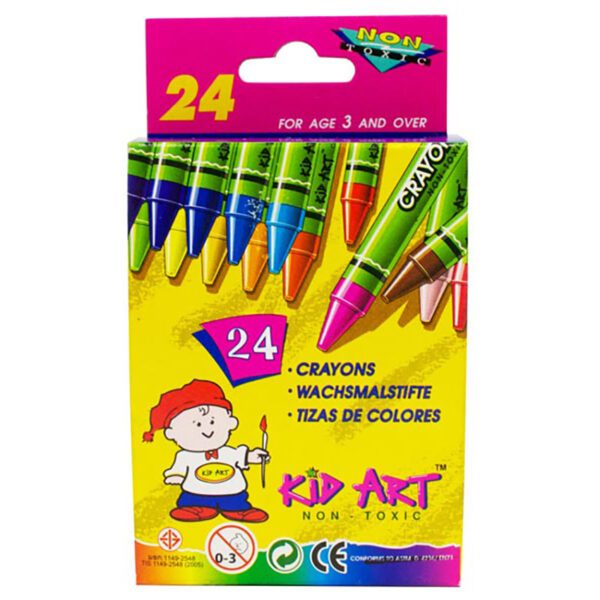 Kid Art crayons wax standard kid art 24's