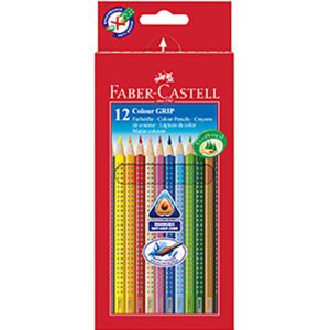 Faber Castell colour pencil long grip pencil tin 24's
