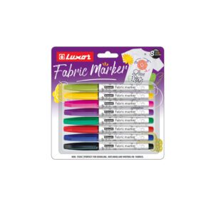 Luxor fabric marker asst crd 8
