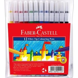 Faber Castell fibre pens standard felt tip wlt 12