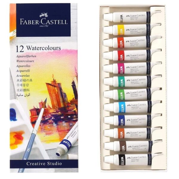 Faber Castell paint watercolour set faber 21 colour