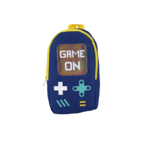 Colour Me PENCIL BAG GAME ON BACKPACK 21CM BLUE