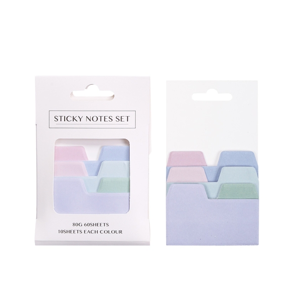 Colour Me STICKY NOTE PAPER TABS ASST PASTEL 60SHT