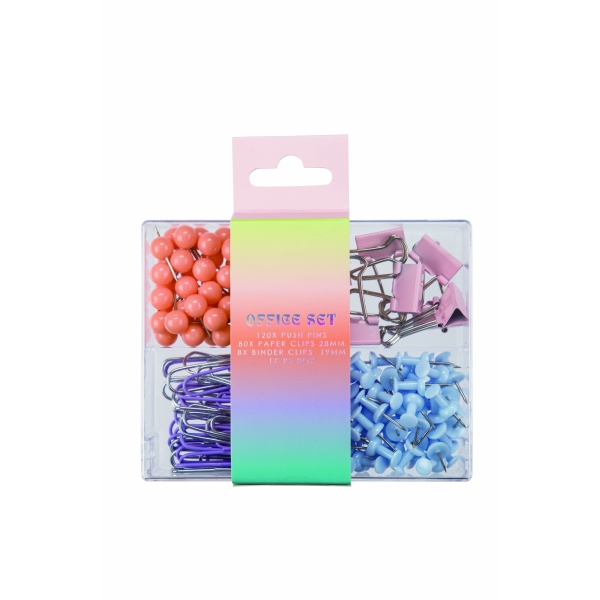 Colour Me CLIP & PIN SET 4 PART ASST COLOUR