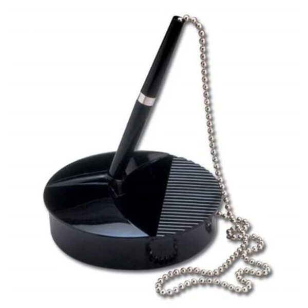 Fellowes pen bpn m 1.0 desk set with chain black