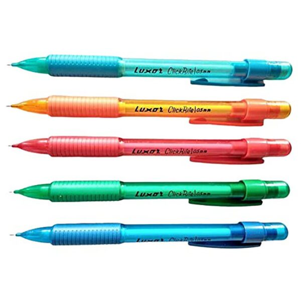 Luxor clutch pencil 0.5 hb click rite asst