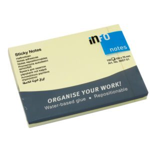 Info notes 75x100 info 100 sht yellow