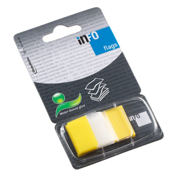 Info flags standard info yellow 50's