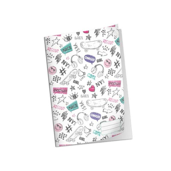 Marlin cover pre-cut paper a4 star love smile 5pk