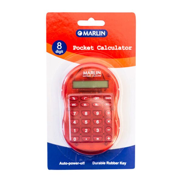 Marlin calculator pocket 8 dig crd
