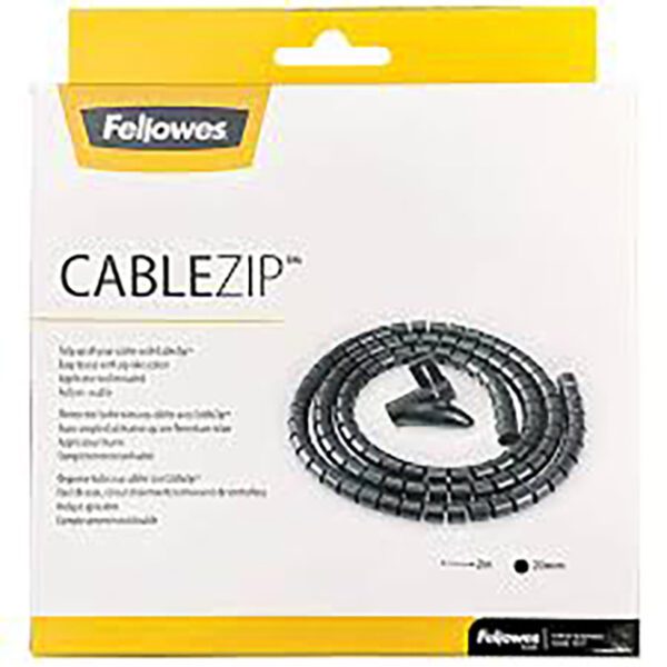 Fellowes cable zip 2m white