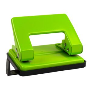 Genmes punch 2 hole medium duty 20sht j73 lime