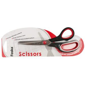 Foska scissors 21cm 2-tone 8in asst crd