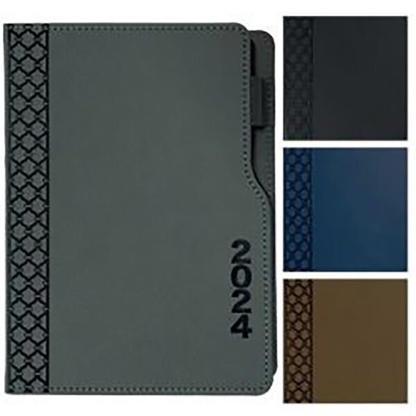 Donau diary a4 pad s-stitched 2 tone purple