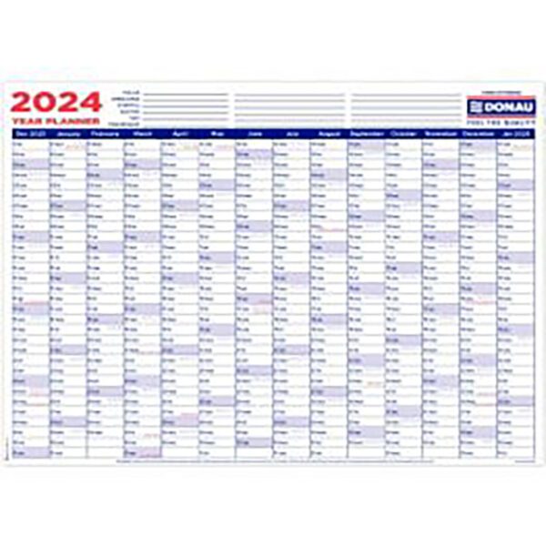 Donau diary wall year planner polyprop a1