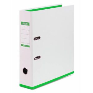 Bantex file lever arch a4 pp 70mm two tone lime green